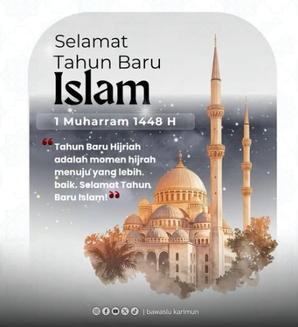 Momentum Hijrah: Bawaslu Kabupaten Karimun Ajak Masyarakat Wujudkan Demokrasi Bersih di Tahun Baru Islam
