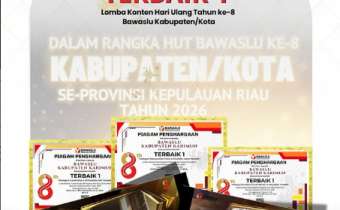 Bawaslu Kabupaten Karimun Borong Prestasi Gemilang di HUT ke-8 Bawaslu Kabupaten/Kota Se-Provinsi Kepulauan Riau Tahun 2026