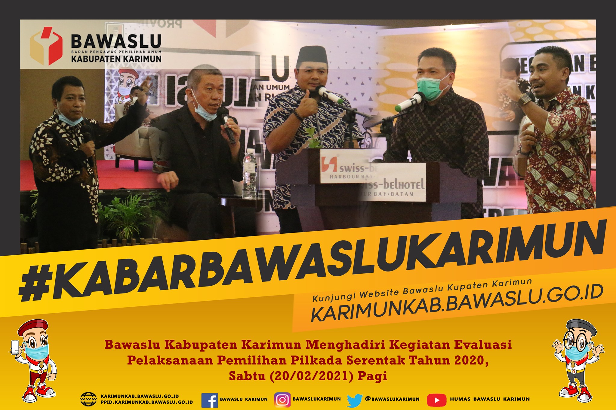 Evaluasi Pengawasan Pilkada 2020, Bakesbangpol Kepri Sebut Pelaksanaan Pilkada di Provinsi Kepri Berjalan Baik