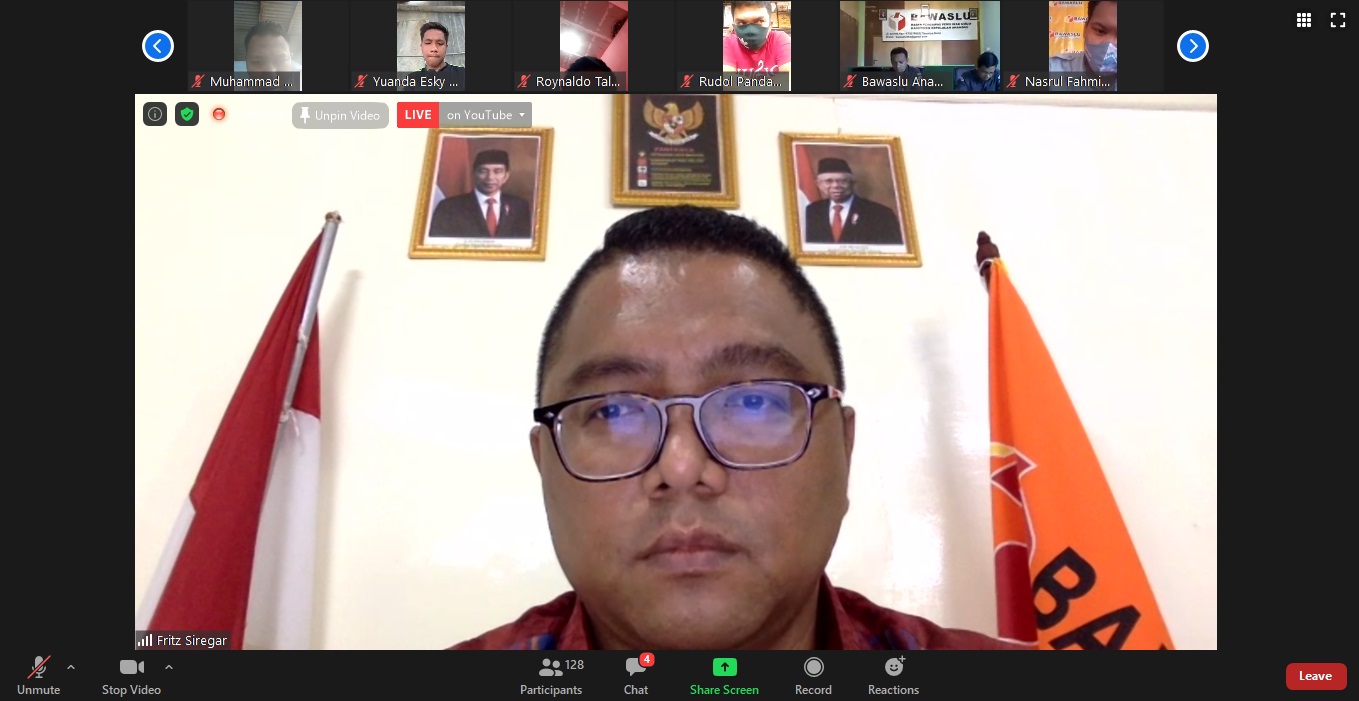 Fritz Edward Siregar :  Protokol Kesehatan Covid-19 Jadi Objek Pengawasan Baru pada Pilkada 2020.​