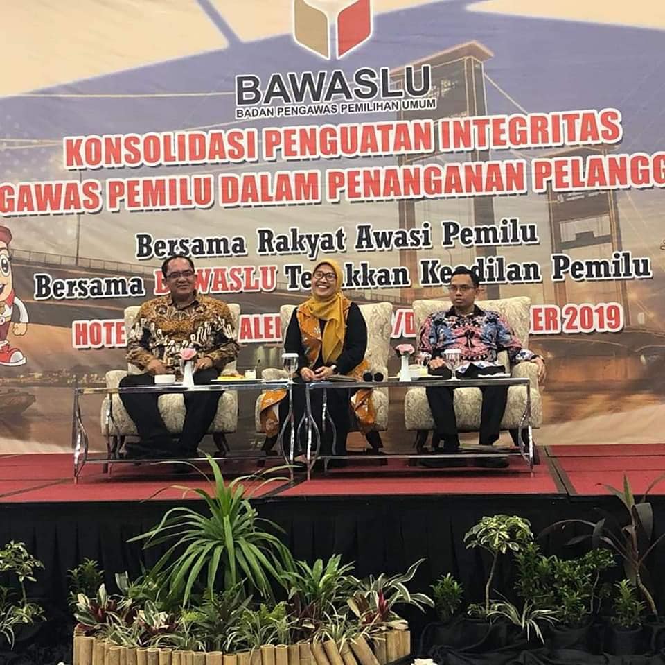 Bawaslu Kab. Karimun menghadiri kegiatan Konsolidasi Penguatan Integritas Pengawas Pemilu dalam Penanganan Pelanggaran