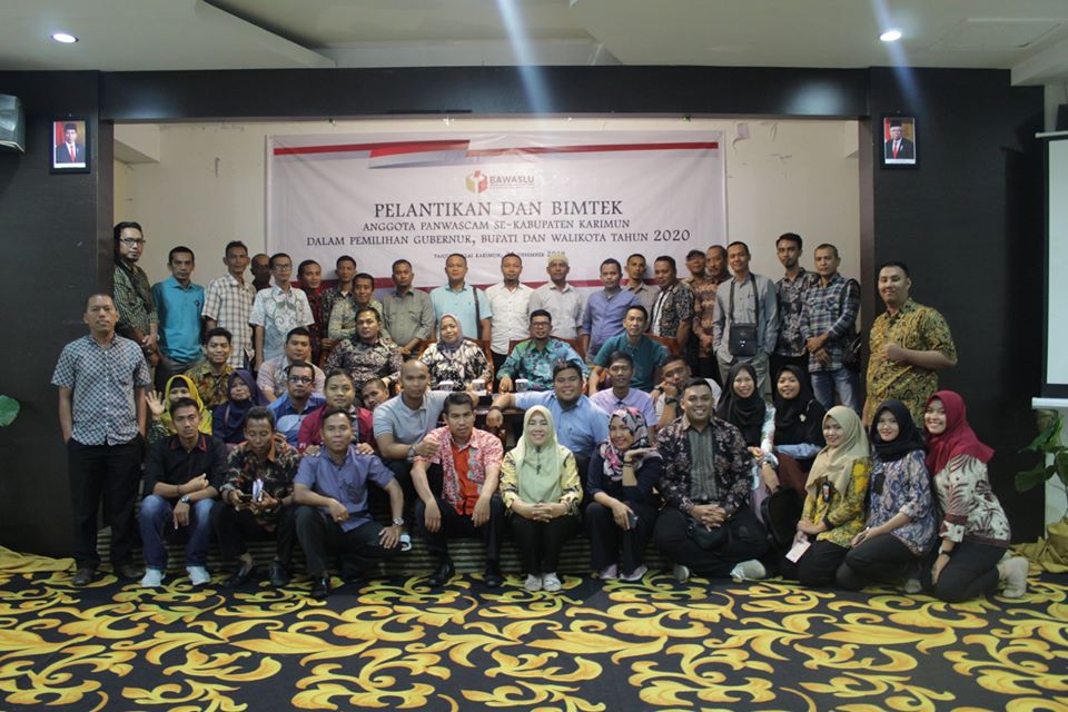 Bawaslu Karimun menggelar Bimbingan Teknis Kepada Panwascam se-Kabupaten Karimun