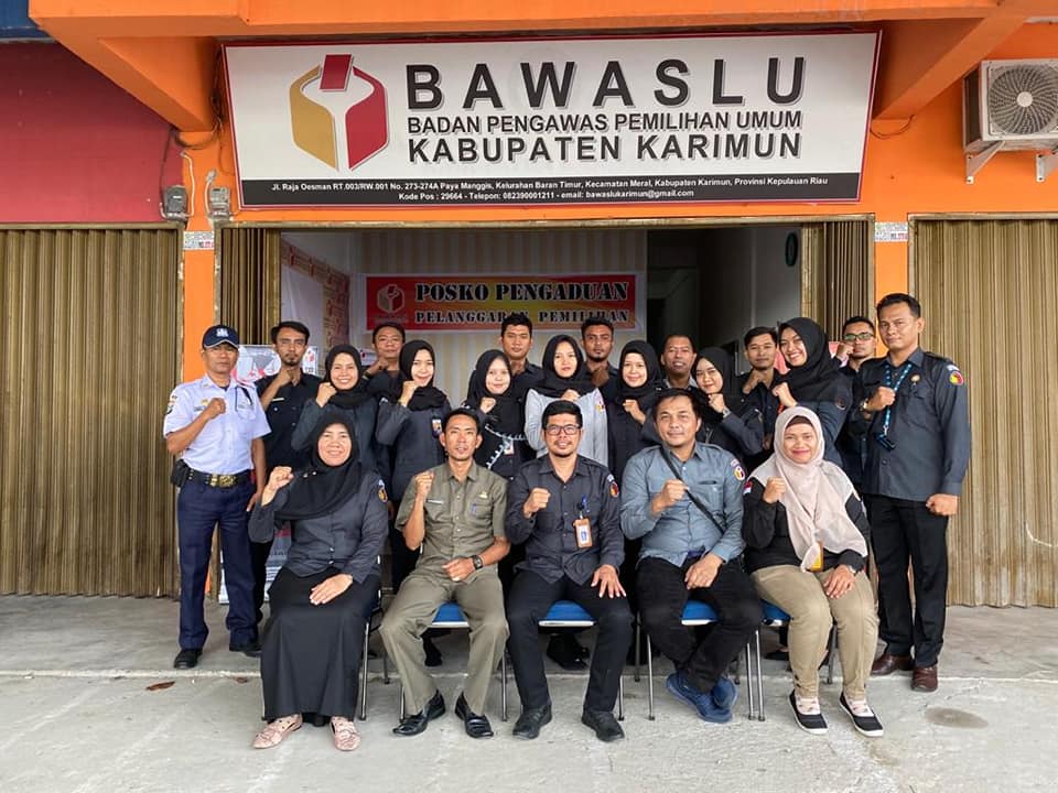 Bawaslu Kabupaten Karimun menggelar Evaluasi berbasis Tes Socrative ( Online ) bagi PPNPNS