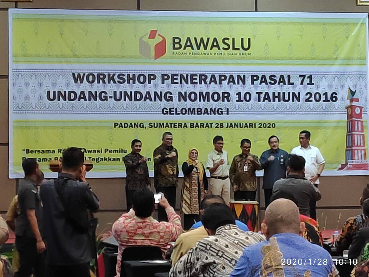 Workshop Penerapan Pasal 71 Undang-Undang Nomor 10 Tahun 2016 Gelombang I