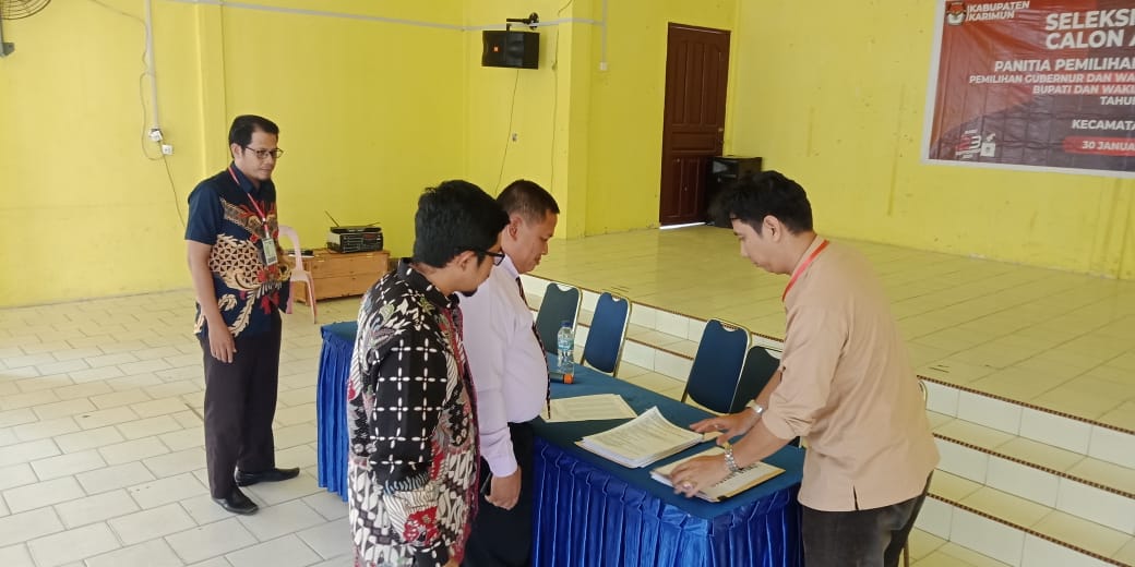 PENGAWASAN TEST TERTULIS PPK 2020 SE-KABUPATEN KARIMUN 30/01/2020