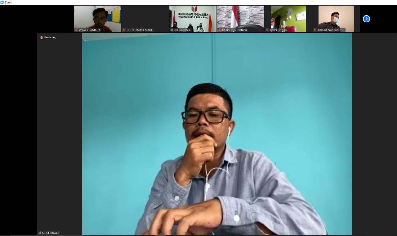 BAWASLU KARIMUN BENTUK TIM PPID DAN JALANI PROSES REKRUTMEN (SKPP) DARING