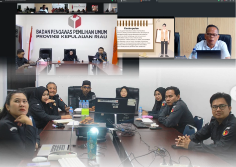 Perkuat Penegakan Hukum Pemilu, Bawaslu Kabupaten Karimun Ikuti Klinik Penanganan Pelanggaran Edisi IV