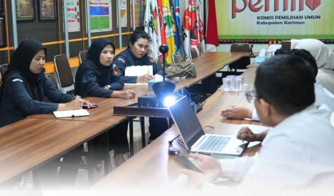 Perkuat Pengawasan, Bawaslu dan KPU Kabupaten Karimun Koordinasikan Pemutakhiran Data Parpol Berkelanjutan