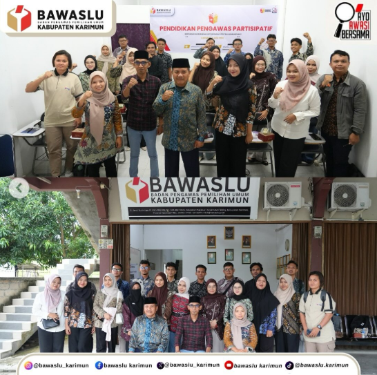 Membangun Kesadaran Sejak Dini, Bawaslu Kabupaten Karimun Gelar Pendidikan Pengawasan Partisipatif