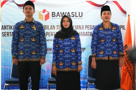 Resmi Dilantik Jadi PNS, Tiga CPNS Bawaslu Karimun Siap Jaga Integritas dan Nilai BerAKHLAK