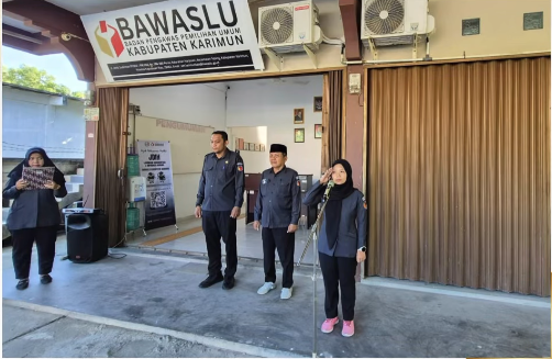 Perkuat Soliditas, Bawaslu Kabupaten Karimun Awali Pekan dengan Apel Kedisiplinan