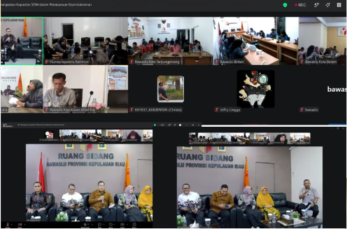 Tingkatkan Profesionalisme, Bawaslu Karimun Ikuti Pelatihan Keprotokolan dan MC Tingkat Provinsi