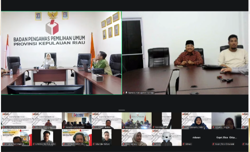 Penguatan P2H Antar-Wilayah, Bawaslu Kabupaten Karimun Mantapkan Koordinasi Pengawasan dan Kehumasan