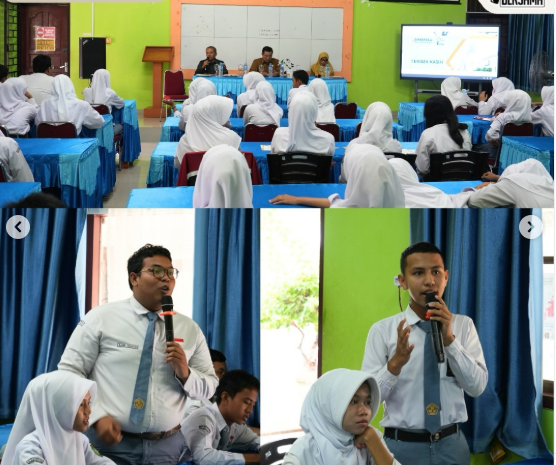 Bawaslu Karimun Sapa Generasi Z SMAN 2 Karimun, Ajak Pemilih Pemula Melek Demokrasi dan Tolak Politik Uang