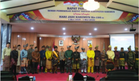Peringati Hari Jadi ke-198 Kabupaten Karimun, Ketua Bawaslu Hadiri Rapat Paripurna di DPRD