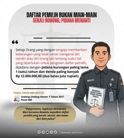 Mengenal Tindak Pidana Pemilu: Mengapa Akurasi Data Pemilih Adalah Fondasi Demokrasi?