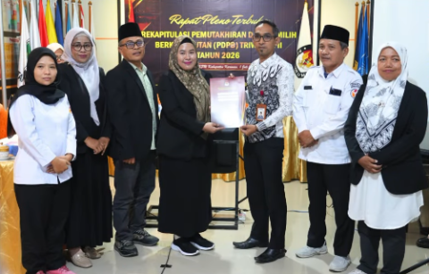 Kawal Akurasi Data, Bawaslu Kabupaten Karimun Awasi Pleno Terbuka Rekapitulasi PDPB Triwulan II
