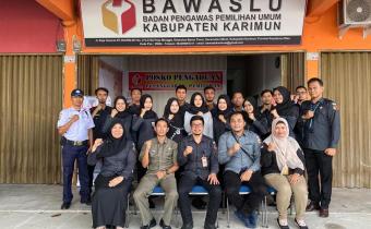 Bawaslu Kabupaten Karimun menggelar Evaluasi berbasis Tes Socrative ( Online ) bagi PPNPNS
