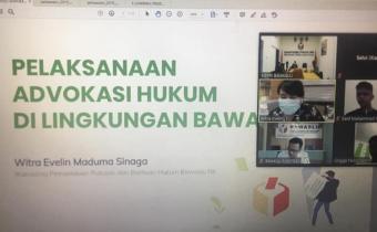 Bawaslu Kabupaten Karimun Ikuti Pelatihan Advokasi Hukum