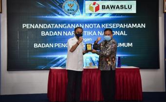 BNN dan Bawaslu RI Perkuat Kerjasama Lewat Nota Kesepahaman ​
