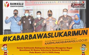 Gejolak di Media Sosial Masyarakat Karimun Jadi Pembahasan Di Rapat Koordinasi Sentra Gakkumdu Kabupaten Karimun