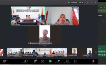 Bawaslu Kabupaten Karimun mengikuti acara Rakor Penanganan Pelanggaran, Data dan Informasi, Kamis (05/02/2026)