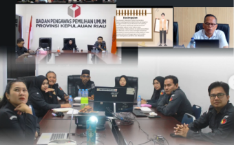 Perkuat Penegakan Hukum Pemilu, Bawaslu Kabupaten Karimun Ikuti Klinik Penanganan Pelanggaran Edisi IV