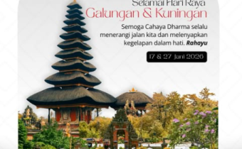 Menyambut Kemenangan Dharma: Bawaslu Kabupaten Karimun Ucapkan Selamat Hari Raya Galungan & Kuningan