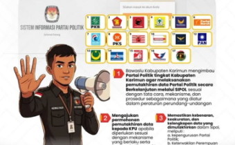 Tertib Administrasi, Kunci Pemilu Berintegritas: Bawaslu Karimun Imbau Parpol Aktif Lakukan Pemutakhiran Data di Sipol