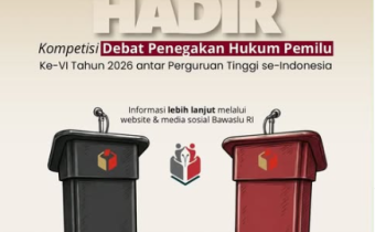 Siap Beradu Argumen? Kompetisi Debat Penegakan Hukum Pemilu Ke-VI Tahun 2026 Segera Digelar!