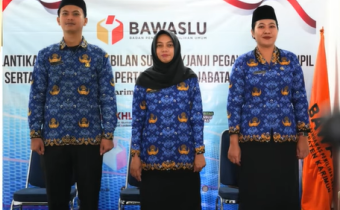 Resmi Dilantik Jadi PNS, Tiga CPNS Bawaslu Karimun Siap Jaga Integritas dan Nilai BerAKHLAK