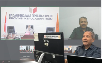 Perkuat Sinergi Pengawasan, Bawaslu Kabupaten Karimun Ikuti Rakor Pencegahan, Parmas, dan Humas Tingkat Provinsi