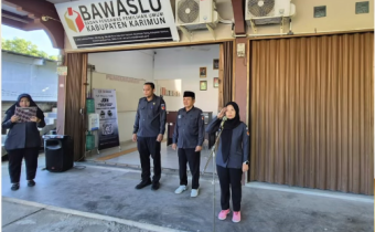 Perkuat Soliditas, Bawaslu Kabupaten Karimun Awali Pekan dengan Apel Kedisiplinan