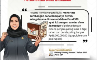 Bawaslu Ingatkan Peserta Pemilu: Terima Sumbangan Dana Kampanye dari Sumber Terlarang Terancam 3 Tahun Penjara