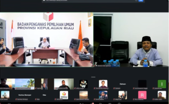 Perkuat Sinergi, Bawaslu Kabupaten Karimun Ikuti Rakor P2H se-Provinsi Kepulauan Riau