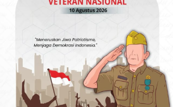 Teladani Semangat Pengabdian, Bawaslu Karimun Sampaikan Selamat Hari Veteran Nasional