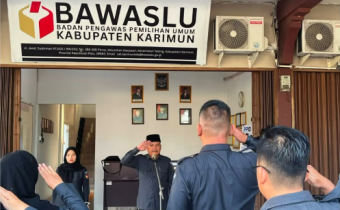 Komitmen Jaga Integritas Demokrasi, Bawaslu Kabupaten Karimun Perkuat Konsolidasi Internal