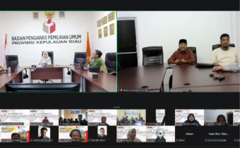 Penguatan P2H Antar-Wilayah, Bawaslu Kabupaten Karimun Mantapkan Koordinasi Pengawasan dan Kehumasan