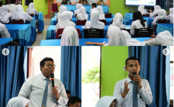 Bawaslu Karimun Sapa Generasi Z SMAN 2 Karimun, Ajak Pemilih Pemula Melek Demokrasi dan Tolak Politik Uang