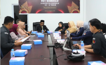 Bawaslu dan KPU Kabupaten Karimun Perkuat Sinergi Kawal Data Pemilih Triwulan III 2026