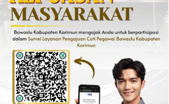 Tingkatkan Kualitas Pelayanan Publik, Bawaslu Karimun Ajak Partisipasi Aktif dalam Survei Kepuasan Masyarakat (SKM) 2026