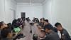 Ketua Bawaslu Kabupaten Karimun Memberi arahan pada rapat mingguan